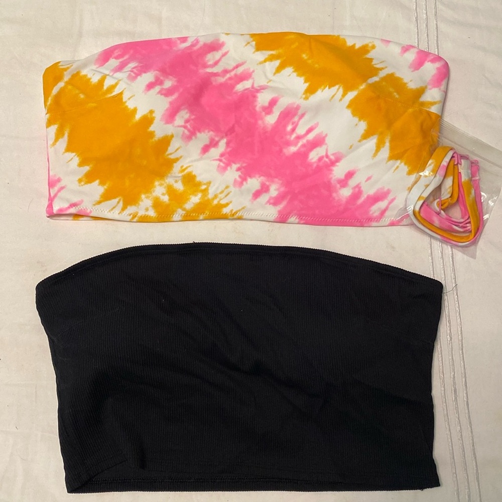 Aerie bandeau bikini tops👙